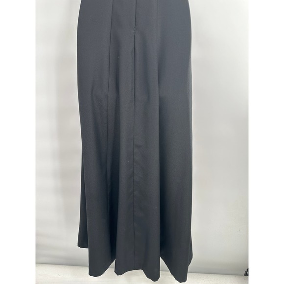 Vintage Style Accents Black Maxi Cocktail Dress Size 6 - Picture 7 of 10